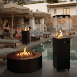 Galio Star Black Automatic -Dimplex Shop galio start black outdoor gas fireplace 2 49970