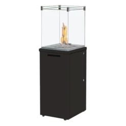 Fuora Q Spartherm Outdoor Gas Fireplace Black