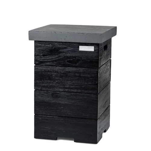 LPG Gas Bottle Enclosure - Black Teak 4 LPG Gas Bottle Enclosure - Black Teak - Image 2