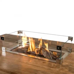 Rectangular Safety Glass - 17x72x35 Cm