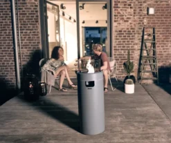 Nova LED Medium - Grey -Dimplex Shop graa terrasse medium nova 44503