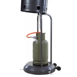 Sargas Gas Patio Heater - Grey -Dimplex Shop grey sargas patio heater gas bottle