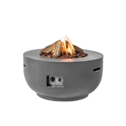 Bowl Gas Fireplace Fire Table - Anthracite -Dimplex Shop happy cocooning bowl antracit gas fire table 1 53735