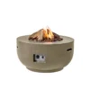 Bowl Gas Fireplace Fire Table - Taupe -Dimplex Shop happy cocooning bowl taupe fire table 1 53740