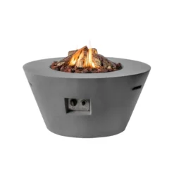 Cone Gas Fireplace Fire Table - Anthracite