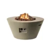 Cone Gas Fireplace Fire Table - Taupe -Dimplex Shop happy cocooning cone gas fire table antracit 1 53746