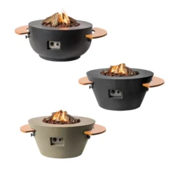 Wooden Side Table For Cone/Bowl Fire Table