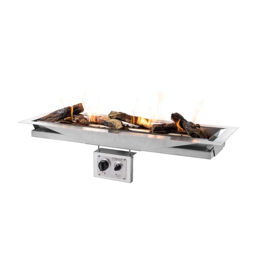 Large Built-in Gas Burner - Rectangular 99x32 Cm 3 Large Built-in Gas Burner - Rectangular 99x32 Cm
