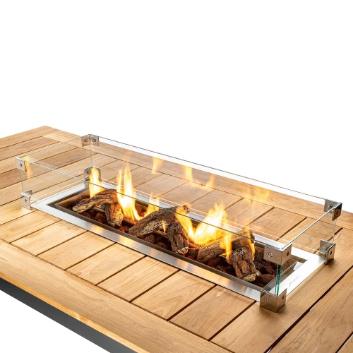 Large Built-in Gas Burner - Rectangular 99x32 Cm 4 Large Built-in Gas Burner - Rectangular 99x32 Cm - Image 2