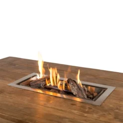 Rectangular Built-in Gas Burner - 69x32 Cm -Dimplex Shop happy cocooning rektangulr gasbraender 69x32 cm 4 53842