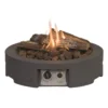 Round Table Top Gas Fireplace - Anthracite -Dimplex Shop happy cocooning table top gas fireplace antracit 53764