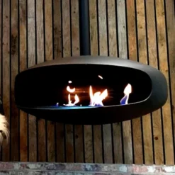 Gigas-100 Ceiling Hanging Bioethanol Fire -Dimplex Shop hein and haugaard large ceiling haning bio fire