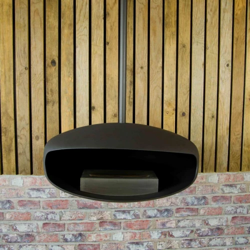 Black UFO-60 Ceiling-mounted Bio Fireplace 10 Black UFO-60 Ceiling-mounted Bio Fireplace - Image 8
