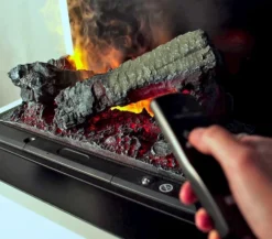 Schiller -Dimplex Shop hvid opti myst pejs rumdeler i hvid