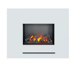 Lessing -Dimplex Shop hvid realistisk hybrid pejs