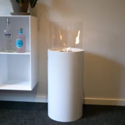 Outdoor Freestanding Fireplace For Bioethanol -Dimplex Shop hvid sojle biopejs i hvid