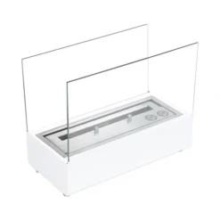 White Table Top Bio Fire