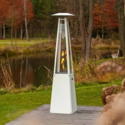 Pyramid Outdoor Gas Fireplace -Dimplex Shop hvidterrassevarmer 38421