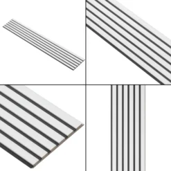 I-Wood Acoustic Panels - Basic - White Paint -Dimplex Shop i wood basic hvid malet sort filt 46569