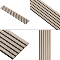 I-Wood Acoustic Panels - Basic - Natural 15 I-Wood Acoustic Panels - Basic - Natural -Dimplex Shop i wood basic natur klar kerne sortf ilt 46504