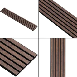 I-Wood Acoustic Panels - Basic - Walnut 11 I-Wood Acoustic Panels - Basic - Walnut -Dimplex Shop i wood basic valnod sort filt 46564