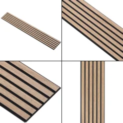 I-Wood Acoustic Panel - Medio+ - Brown -Dimplex Shop i wood medio akustik panel brun sort kerne sort filt 48412