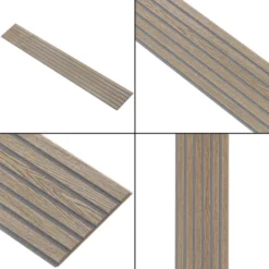 I-Wood Acoustic Panels - Medio+ - Dark Brown -Dimplex Shop i wood medio morkebrun lys kerne graa filt 48396