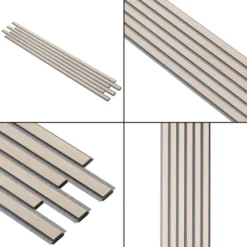 I-Wood Acoustic Panels - Pro+ - White -Dimplex Shop i wood pro plus akustikpanel hvid graa filt sort kerne 1 46619