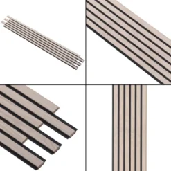 I-Wood Acoustic Panels - Pro+ - White -Dimplex Shop i wood pro plus akustikpanel hvid sort filt lys kerne1 46613