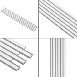 I-Wood Acoustic Panels - Pro+ - White Paint -Dimplex Shop i wood pro plus hvidmalet graa filt 46621