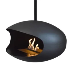 Cocoon Aeris Matte Black - Black Rod 15 Cocoon Aeris Matte Black - Black Rod -Dimplex Shop images 6 cocoon aeris black bioethanol fireplace3 332053 47584
