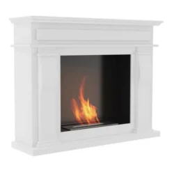 Chorleywood Freestanding Bio Fireplace -Dimplex Shop images 6 hvid traditionel ethanolpejs kamin 287471 47234
