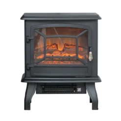 Electric Wood Stove - Black
