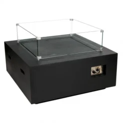 Kawasaki Outdoor Gas Fire Pit -Dimplex Shop images 6 outdoortablewithgasfireandglasstokyo1 46924