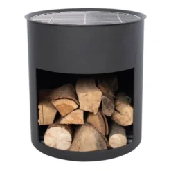 Transportable Fire Barrel With Grill