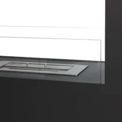 Tall Black Room Divider Bio Fireplace -Dimplex Shop images 6 tallfreestandingbiofireplaceblack 3 458601 47224