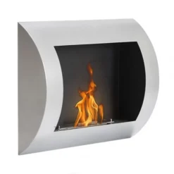 Ocean - Stainless Steel Bio Wall Fireplace -Dimplex Shop images bio100107 44573