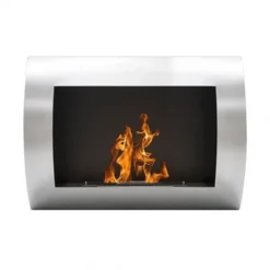 Ocean - Stainless Steel Bio Wall Fireplace -Dimplex Shop images bio100108 44574