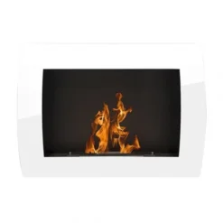 Ocean - White Bio Wall Fireplace -Dimplex Shop images bio100296 44565