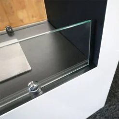 Freestanding L Bioethanol Fireplace - White -Dimplex Shop images bio202344 43970