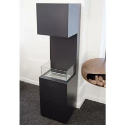 Open 3-Sided Bio Fireplace - Black -Dimplex Shop images bio202746 43942