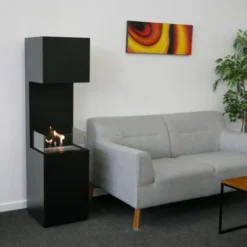 Open 3-Sided Bio Fireplace - Black -Dimplex Shop images bio202747 43943