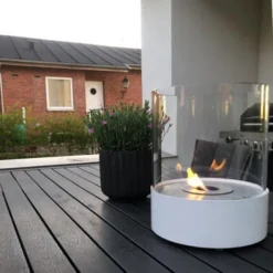 Southwark White - Round Tabletop Bioethanol Fire 7 Southwark White - Round Tabletop Bioethanol Fire -Dimplex Shop images bio20301wh5 44540