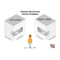 Insert For Bio Fireplace - Left-sided -Dimplex Shop images bio30017l1 44592