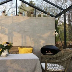 Cocoon Pedestal Matte Black With Steel Pedestal -Dimplex Shop images bio701032 43947