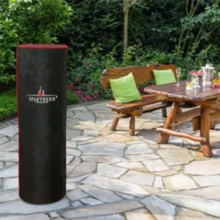 Fuora R Spartherm Outdoor Gas Fireplace Black -Dimplex Shop images gas901061 43904