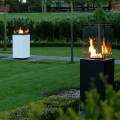 Deluxe Patio Outdoor Gas Fireplace - Black -Dimplex Shop images gas904022 43670