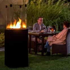 Deluxe Patio Remote Controlled Heater - Black -Dimplex Shop images gas904047 43836