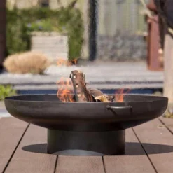 Oulu Round Firepit - 80 Cm -Dimplex Shop images out802165 44201