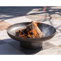 Oulu Round Firepit - 80 Cm -Dimplex Shop images out802166 44202
